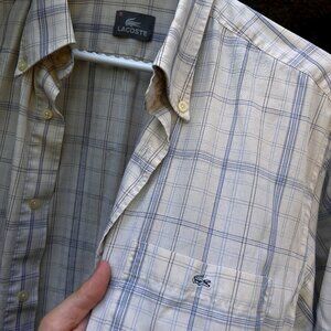 Lacoste shirt vintage oversized Long Sleeve